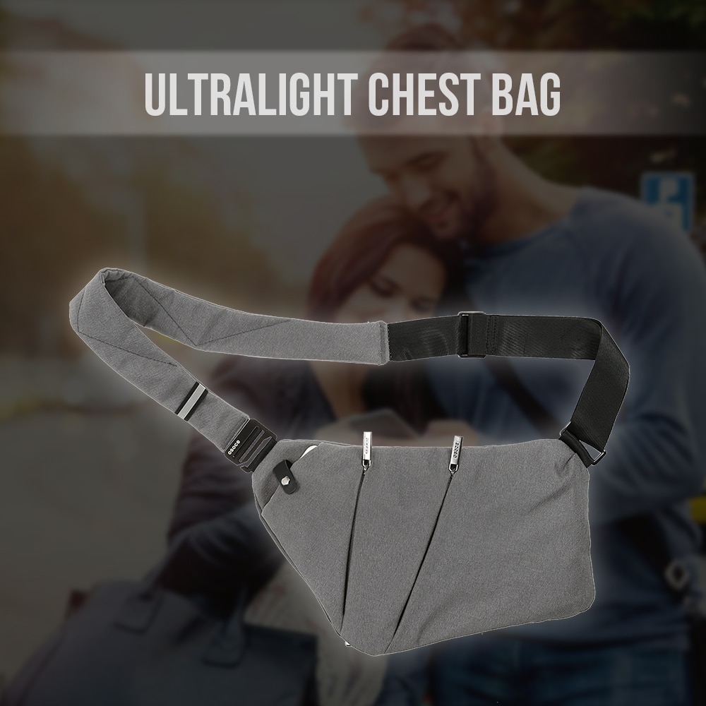 Sling Backpack Chest Bag Lightweight Outdoor Sport Travel Hiking Anti Theft Crossbody Shoulder Pack Bag Daypack Chest Pack