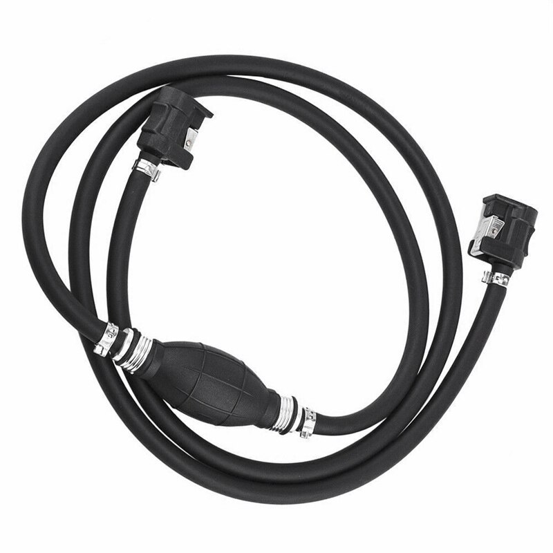 Tuyau de gaz universel de 5/16 pouces, ensemble de conduite de carburant, pompe de transfert manuelle à bulbe, adapté aux bateaux hors-bord