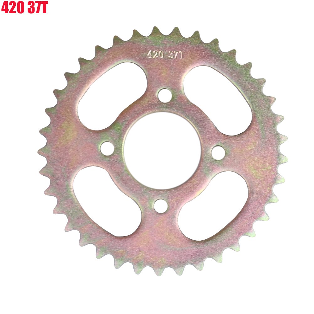 Aluminium racing motorcykel delar kedja 420/428 bakhjul 37t tand för go-kart atv cykel: 420 37t 48mm