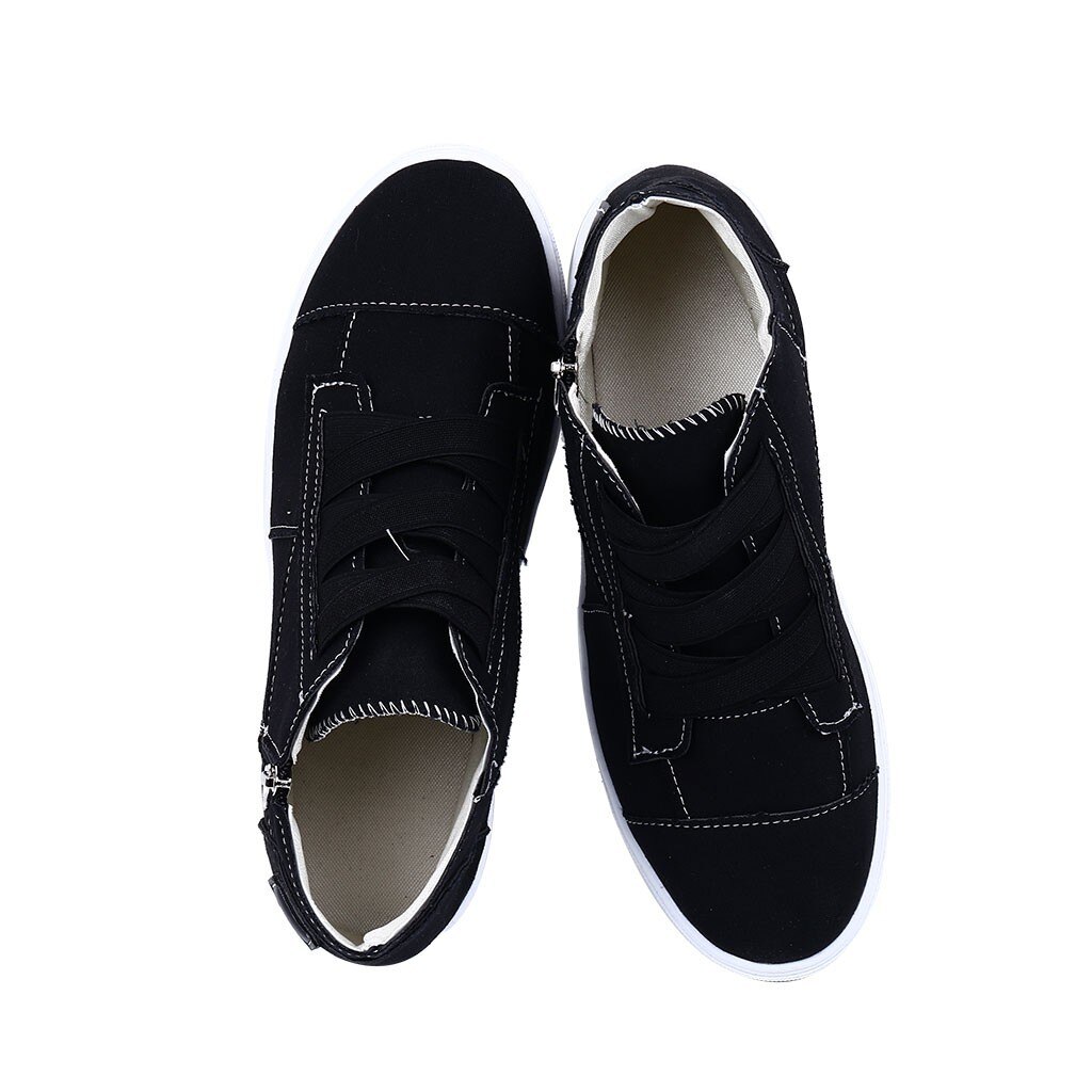 Mais confortável sapatos de caminhada para mulher zip sapatos casuais para mulher tênis de esportes plana zapatos para correr de mujer # z