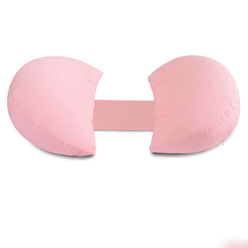 Multifunctioneel roze blauw zwanger vrouwen kussen u-type buikondersteuning zijslaper kussen bescherming taille slaapkussen: 13