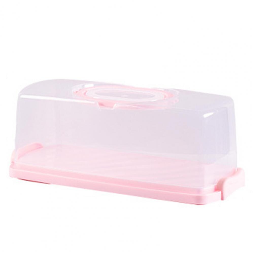 Cake Box Portable Waterproof Plastic Handheld Cake Package Container for Carrying: 6