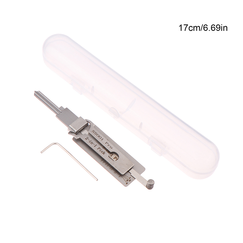 SC1 KW1 Herramientas de medición 2 en 1 Llave SS001 SS002 SC20 KW5 Herramientas de medición de dientes: Plata