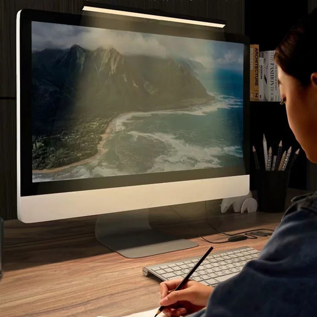 40/26Cm Traploos Dimmen Eye-Care Led Bureaulamp Voor Computer Pc Monitor Scherm Opknoping Licht Led lezen Usb Powered Lamp