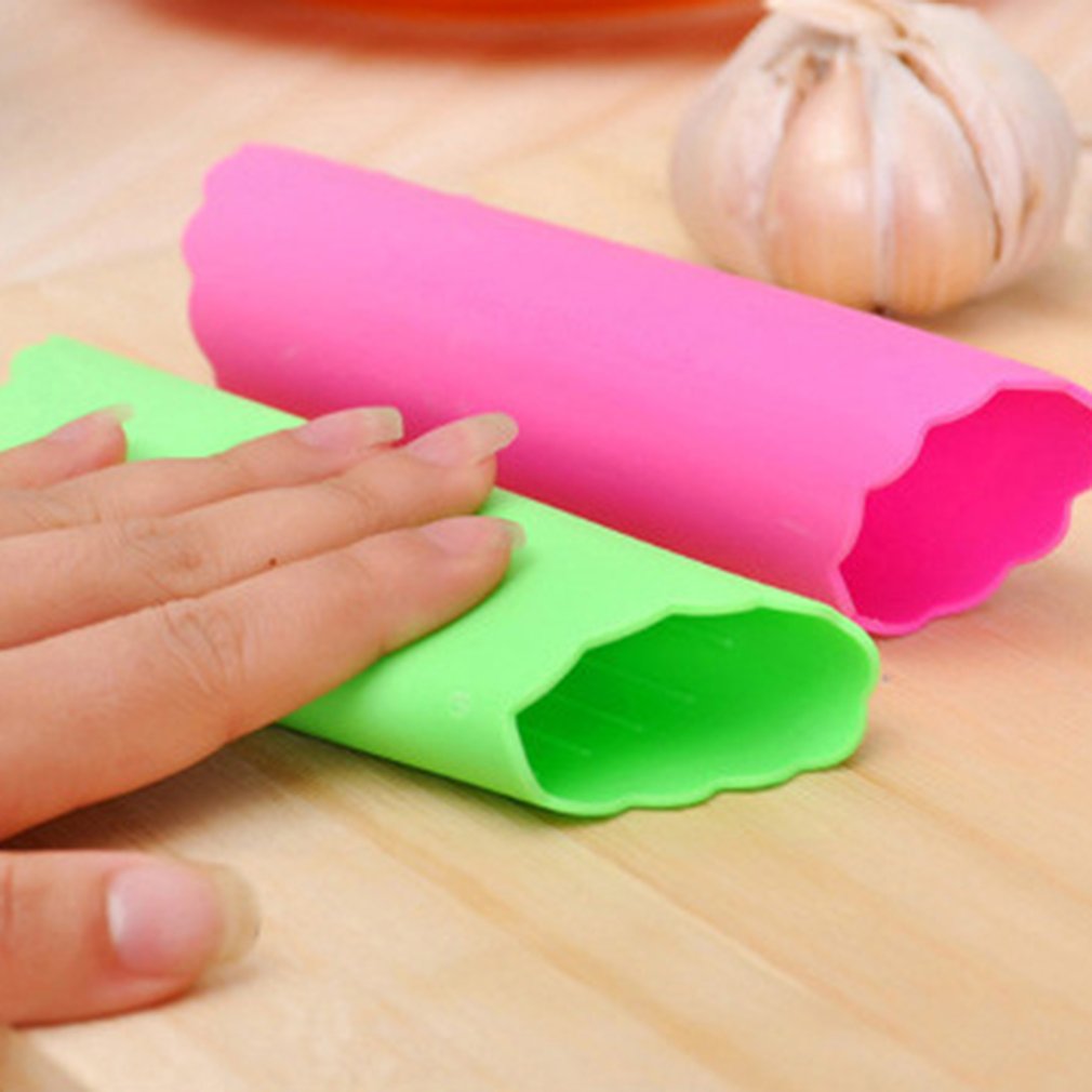 Éplucheur d'ail Silicone facile rouleau Tube utile ail cuisine outil facile à utiliser pratique sûr Non toxique