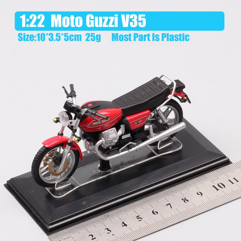 1/22 scala Starline Italeri Moto Guzzi V7 V11 Falcone Galleto Breva Normale corsa griso moto rcycle Giocattoli Pressofusi E Veicoli modello: Guzzi V35