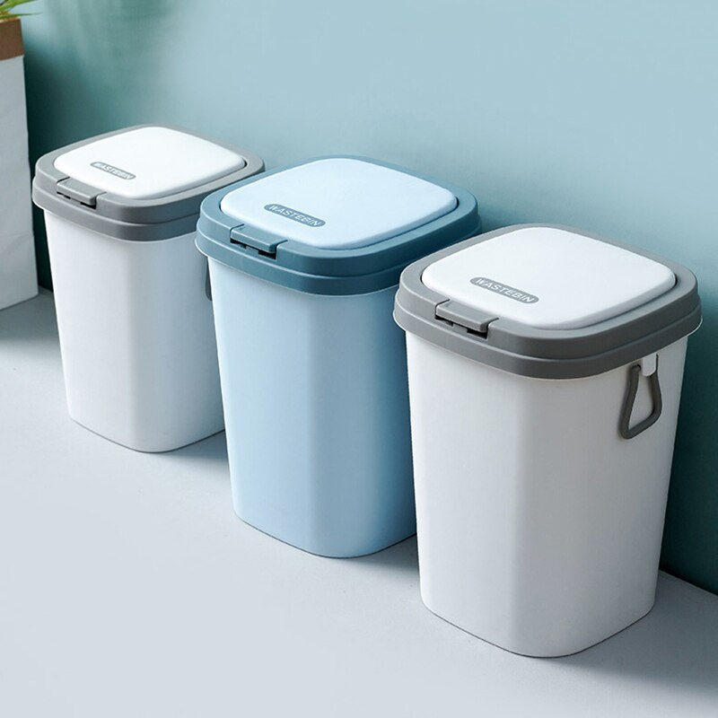 Trash Can Organizer Toilet Garbage Container Bin Home Living Room Kitchen Waste Bin Office Garbage Can Household Cleaning Tools
