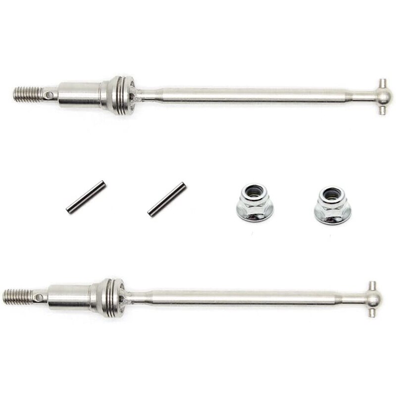 Rc car metal front cvd driveshaft set accessories spare parts 30-wj02 for hosim 9130 rc car: Default Title