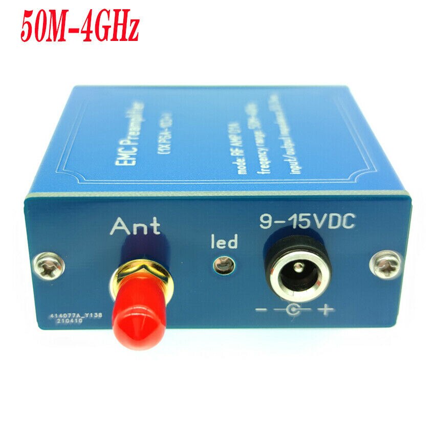 50M-4Ghz Emc Emi Magnetische Veld Probe Signaal Versterker Voorversterker
