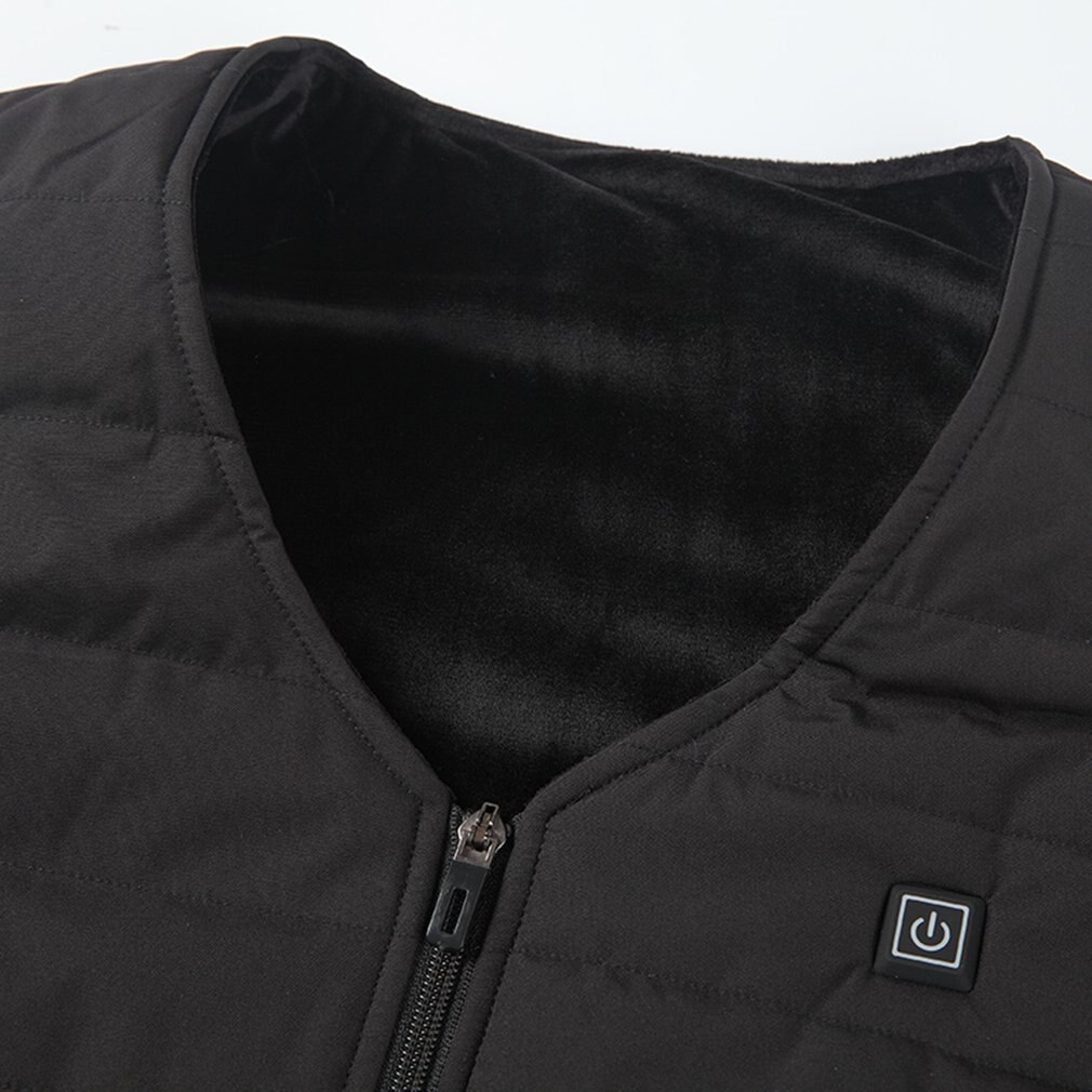 Unisex Electric Heating Vest USB Security Intelligent Thermostat Electric Vest Constant Temperature Winter Warm Vest