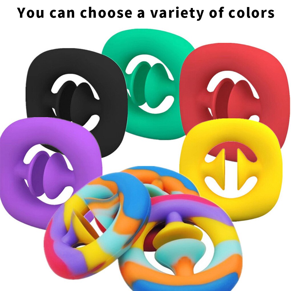 Anti Stress Vinger Hand Grip Stress Reliever Fidget Speelgoed Volwassen Kind Eenvoudige Kuiltje Stress Speelgoed Decompressie Pop Het