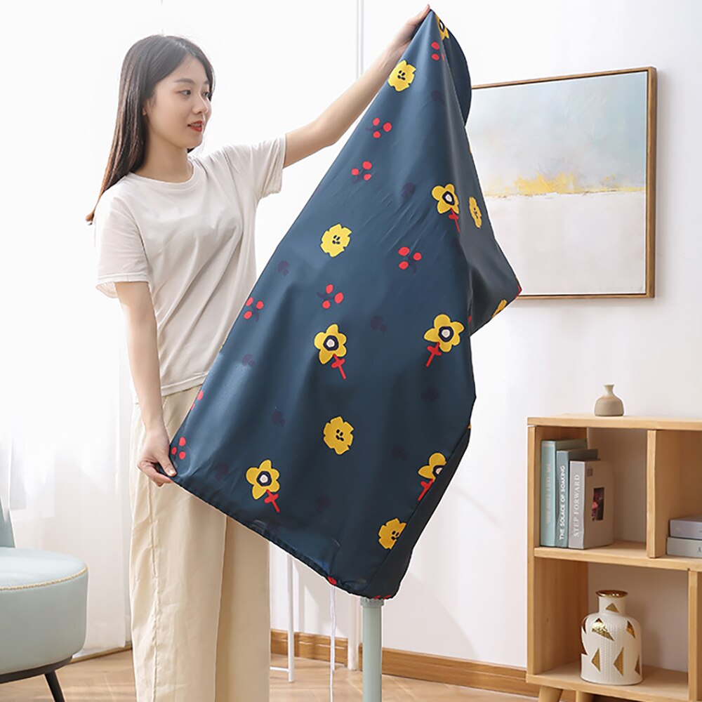 Round Eletric Fan Dust Cover Diameter 45cm/60cm Nets Fan Cover Waterproof Dustproof Stand Fan Cover Fan Guard Storage Bag