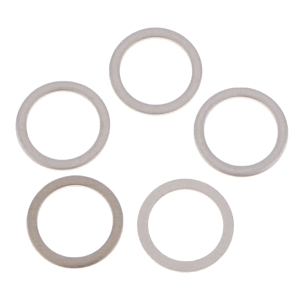 Arandelas de presión de aceite de motor, anillos de tapón de drenaje para Toyota Lexus de aluminio 90430-18008, accesorios de coche, 18mm, 10 Uds.