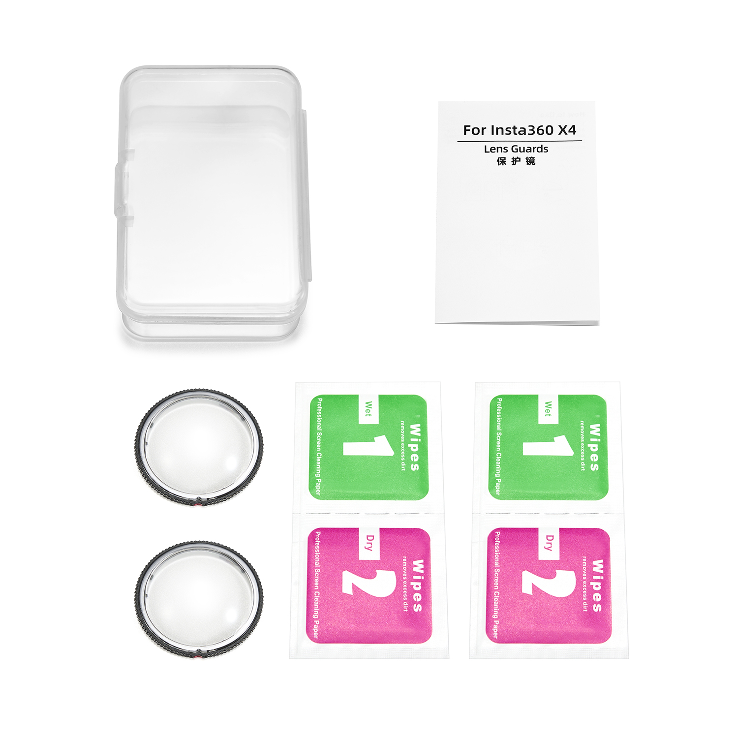 Protectores de lente para cámara deportiva Insta360 X4, cubierta protectora giratoria, accesorios para Insta 360 X4, Protector de lente antiarañazos: Red Oak