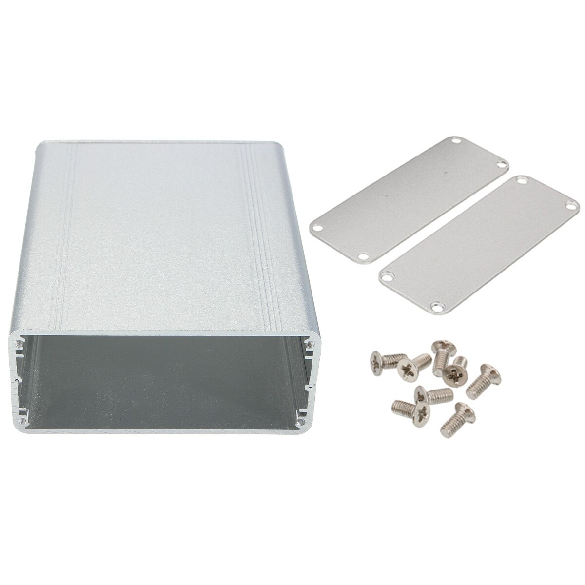 Meigar draagbare gesplitste doe-het-zelf geëxtrudeerde aluminium elektronische doos project elektronische doe-het-zelf behuizing, doe-het-zelf gereedschap verpakkingsdoos