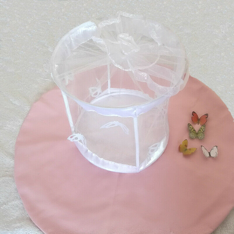 Insect Observation Box White Insect Breeding Cage Folding Habitat Net Butterfly Wedding Mesh Practical