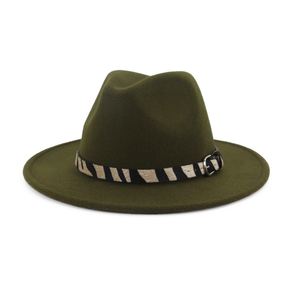Imiterad yllefilt fedorahattar jazzhatt för herrfilt vid brätte fedora gamblerhatt streetwear filthattar för unisex: 8