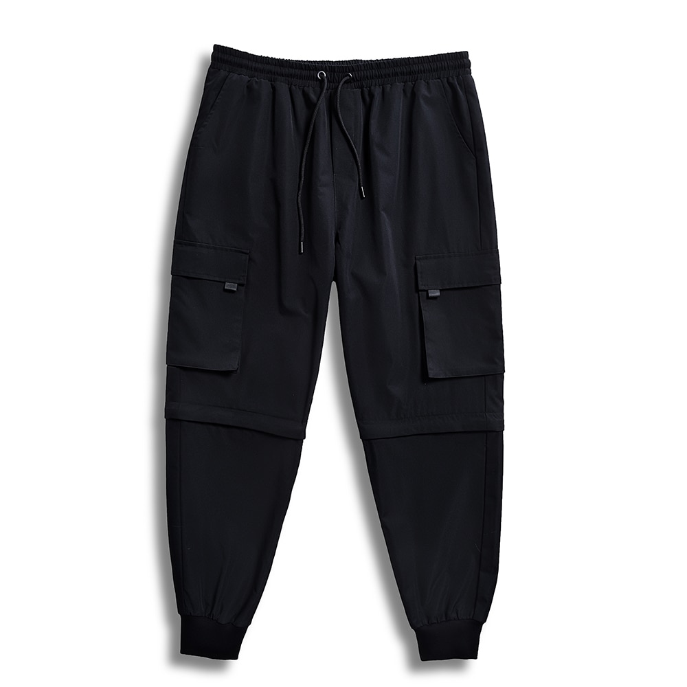 7xl- xxxxl pachwork cargo bukser streetwear hip hop bånd joggebukser menn japansk stil svart fritids joggebukser mote