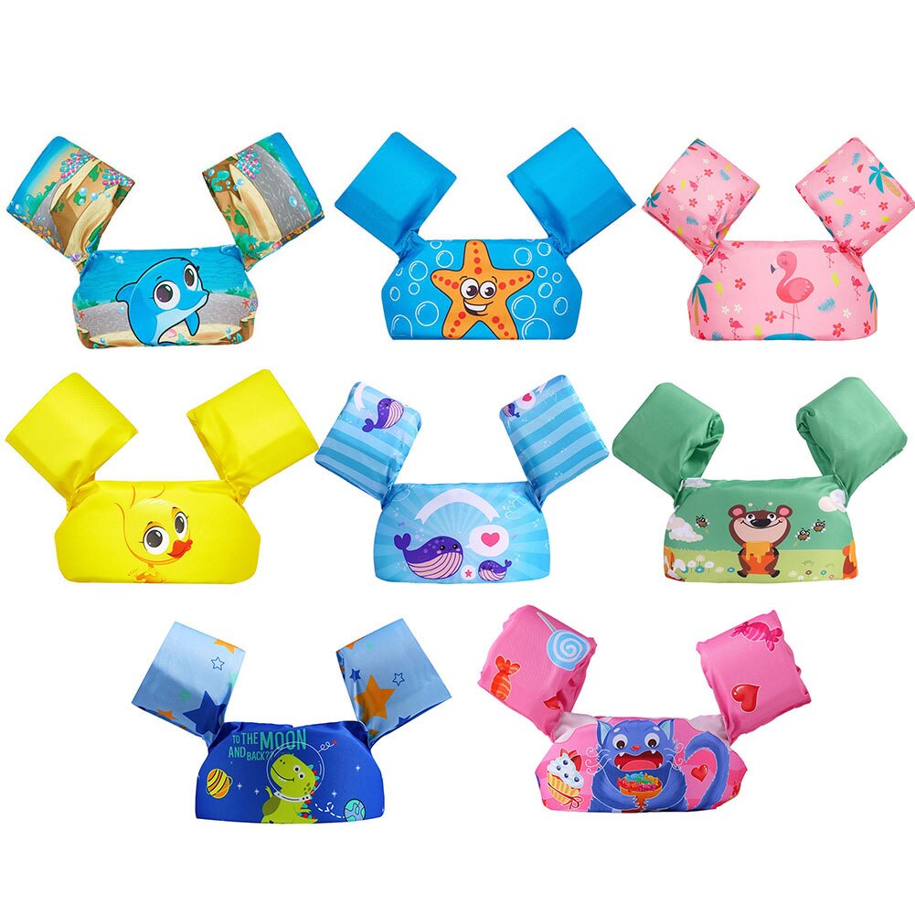 Baby Zwemmen Ringen Foam Cartoon Baby Arm Ring Drijfvermogen Vest Kledingstuk Van Drijvende Kids Veiligheid Life Vest Kinderen Zwemmen reddingsvesten