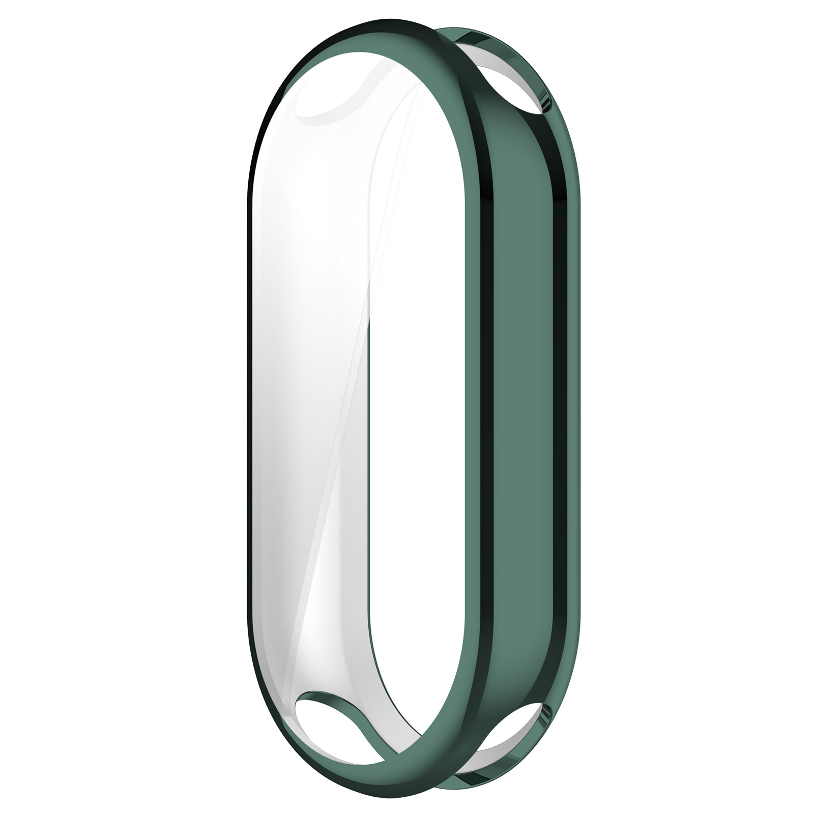 TPU Soft Case for Xiaomi Mi Band 9 All Inclusive Light Slim Anti-scratch Cover Case Screen Protector for Mi Band 9 Accessories: XS / Silver