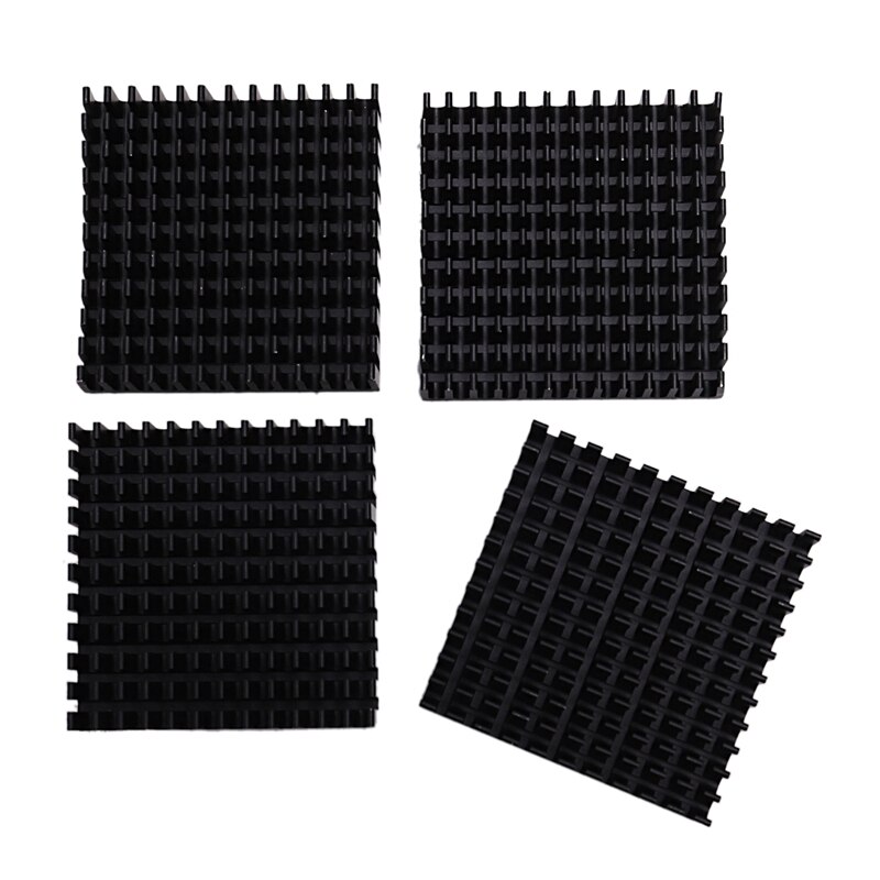 1 Set Stepper Demper En Koellichaam Nema 17 Stepper Demper Stappenmotor Trillingsdempers + Koellichaam Voor Cnc 42 Stappenmotor S