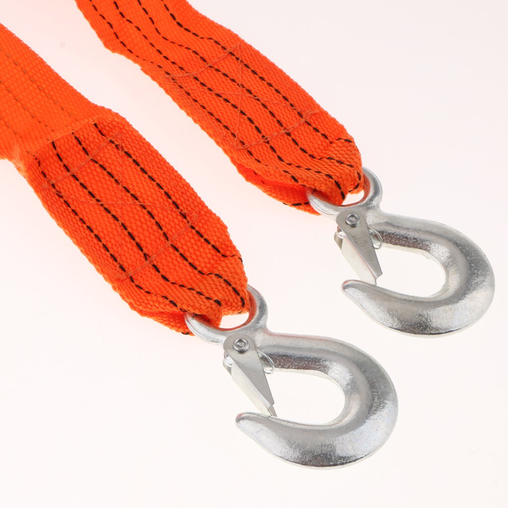 2 X Tow Strap &amp; Hook Heavy-Duty 2 In. X 10 Ft.x 10,000 Lb Polyester