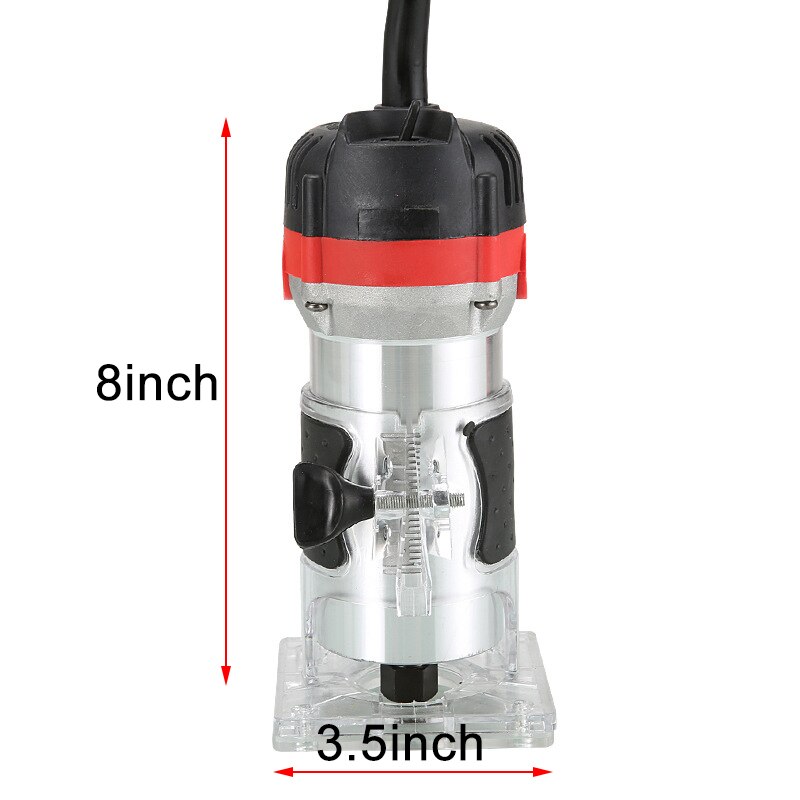 3000W 3500rpm Woodworking Electric Hand Trimmer Laminate Palms Wood Router Joiners Carving Machine Power Tools Kit 220V