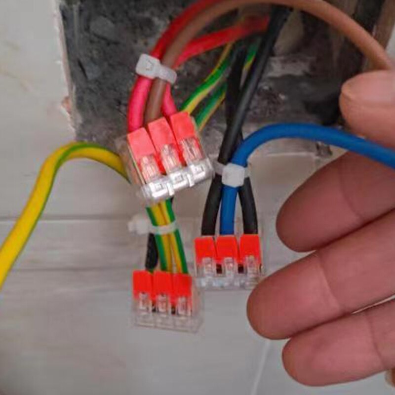 30 stuks 32A draad connectoren compacte splice connectoren snelkabel connectoren lichte aansluitingen