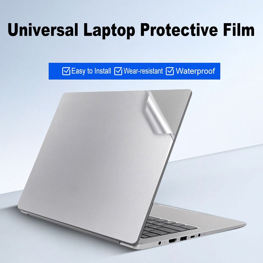 2PCS 10-17 inch Laptop Shell Skin Universal Protective Film Notebook Computer Body Cover Matte PVC Waterproof Self Adhesive Film
