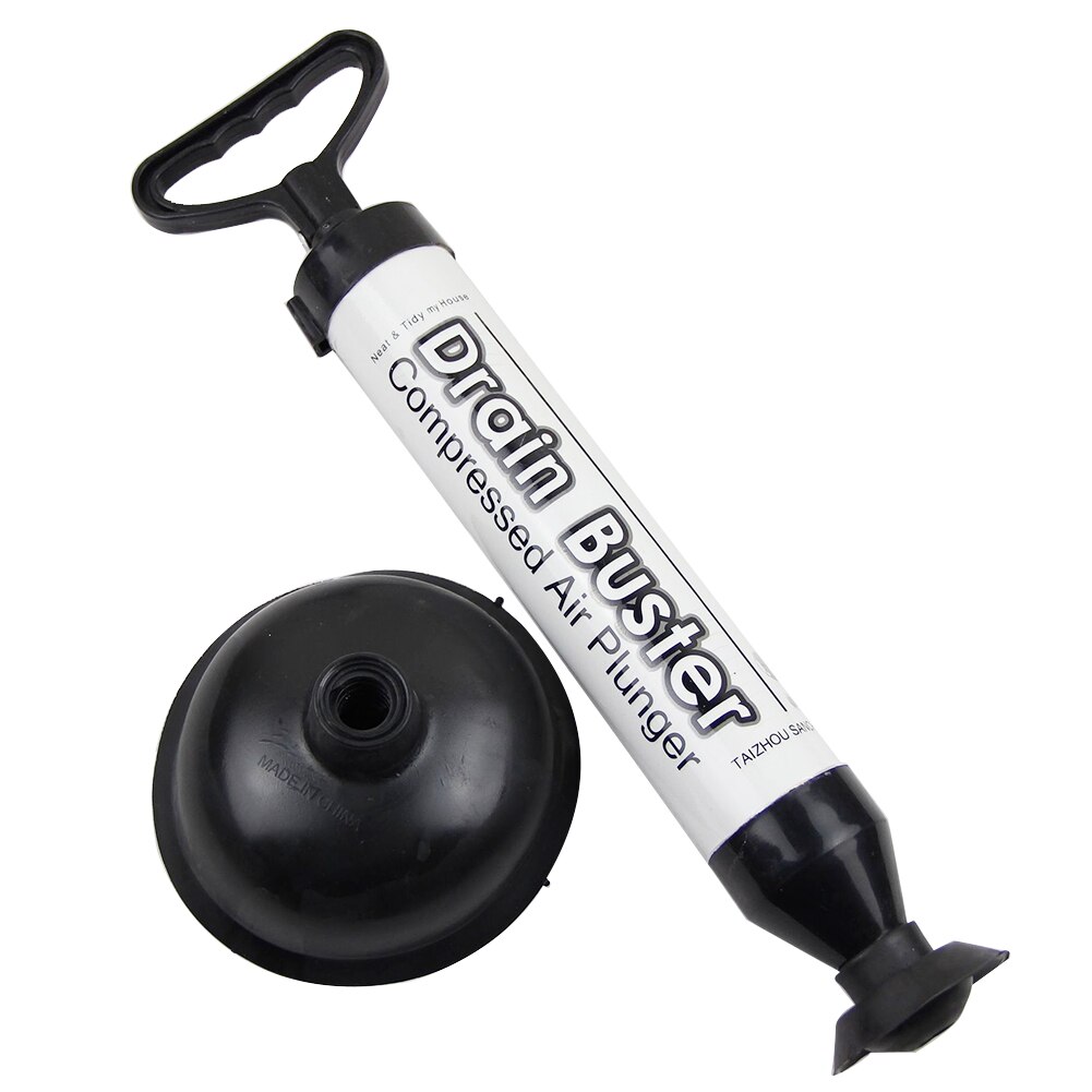 With Suckers Sink Toilet Bathtubs Pump Bathroom High Pressure Powerful Manual Dredger Shower Vacuum Air Drain Plunger Blaster