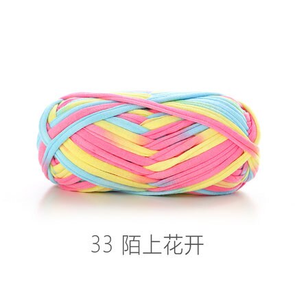 ZHUTOUSAN tissu laine épais fil pour tricoter grand Crochet tapis tapis bricolage sac de rangement sac à main tissu T Shirt fantaisie fil 32m: 33