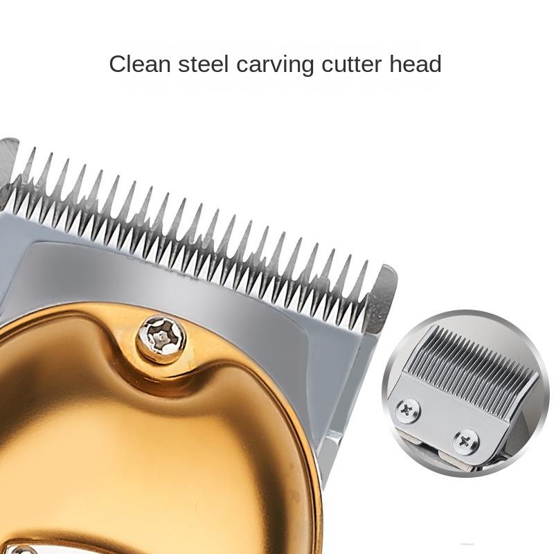 RESUXI JM -101 Electric Hair Clipper LCD Digital Display 110-240V/10W Rechargeable Stainless Steel