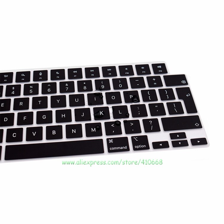 Cover Trasparente Ultra Sottile Per Tastiera 2023 MacBook Pro 13" M2 M1(2022 2021 2020) A2338 A2289 A2251; MacBook Pro 16" 2020 2019 A2141, TPU, Trasparente