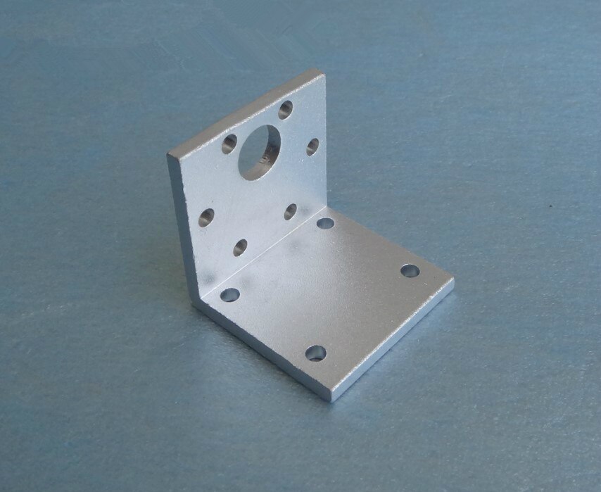 CORRENTE CONTINUA ad alta Coppia Ingranaggi In Metallo Motore/Motore Staffa Doppio Asse 12V Grande Coppia di Torsione 385 Geard Motore per Robot accessori braccio: Sliver Bracket