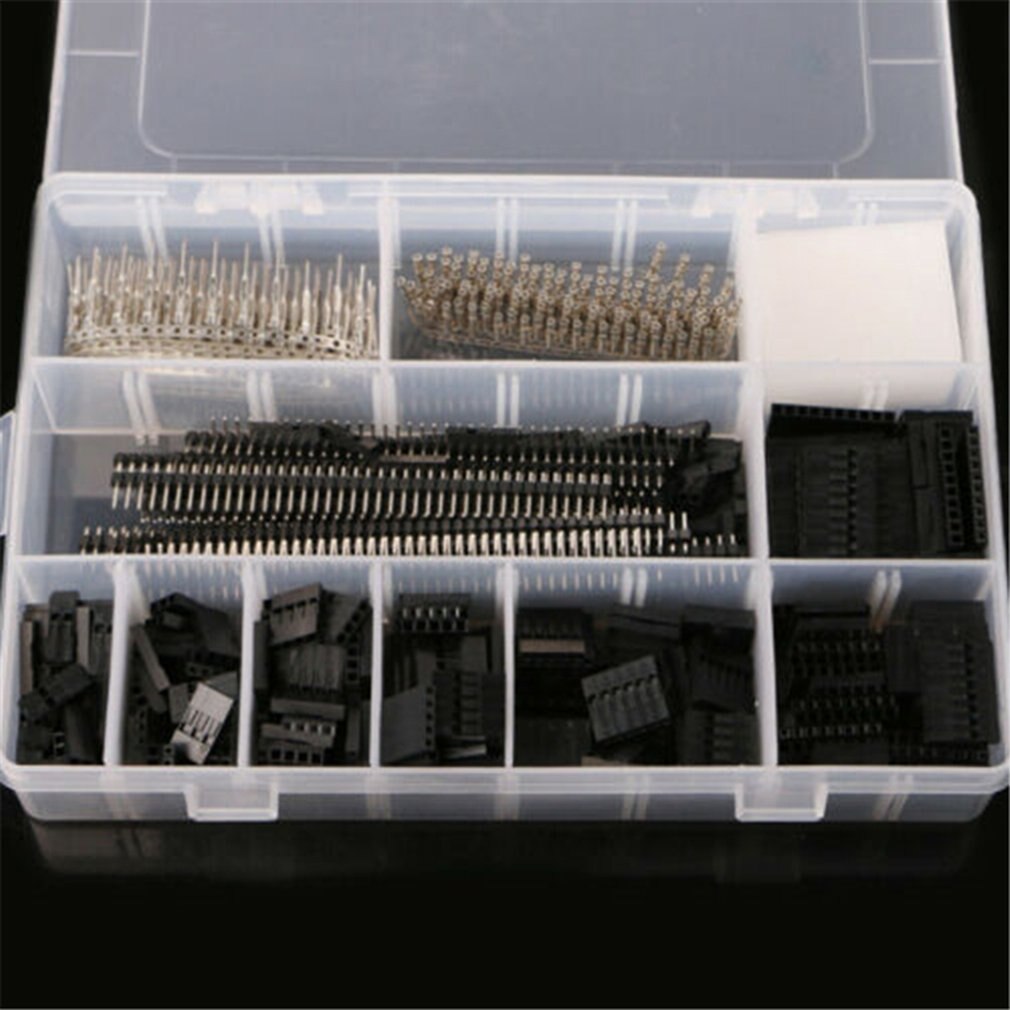 1450Pcs/620PCS/310PCS Single Row Male and Female 2.54 mm Breakable Pin Header PCB Connector Strip for Arduino Black: 1450PCS