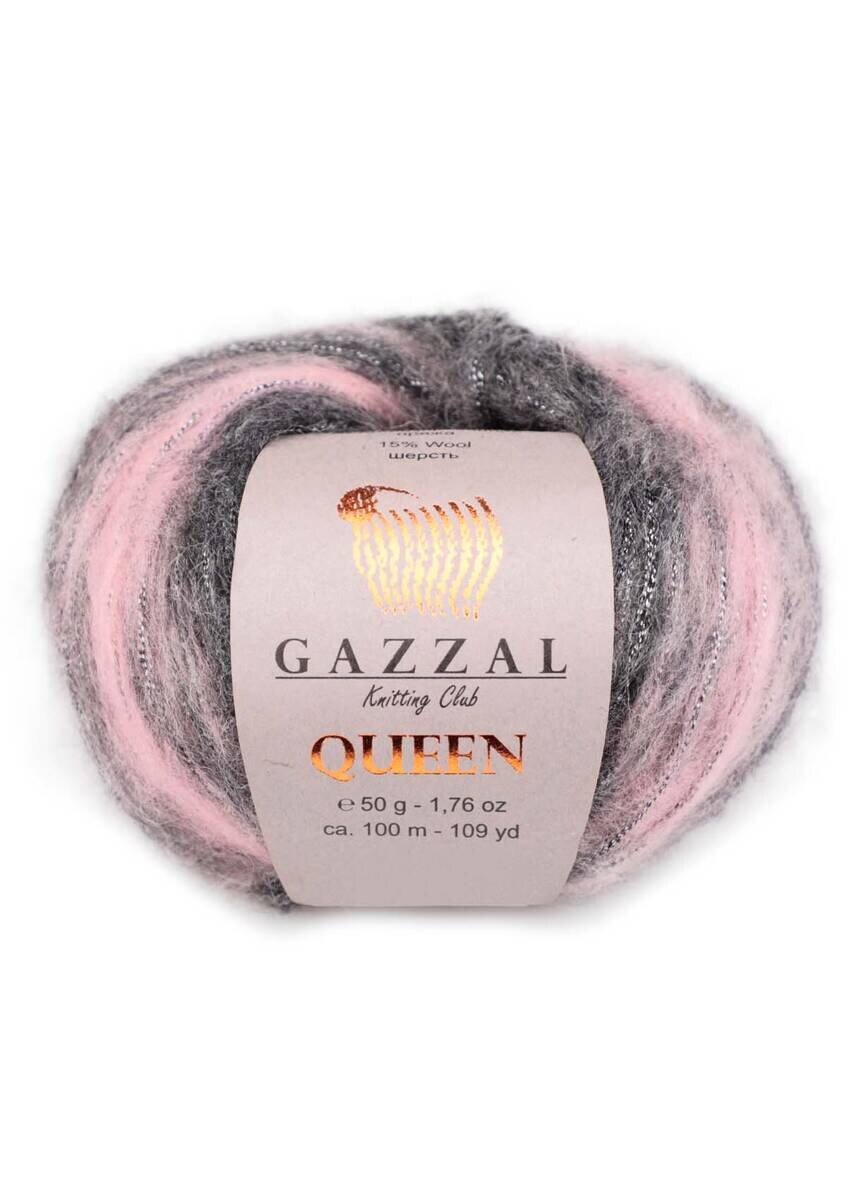 Gazzal Queen Ball Hand Knitting Yarn, 50 grams 100 meters, Thread, Wool, Metallized, Fantasy, Baby, Crochet, Clothes, Sport, Cardigan, Blouse, , Amigurumi, Hobby, Packs, Palmie Store, Made In Turkish Diy