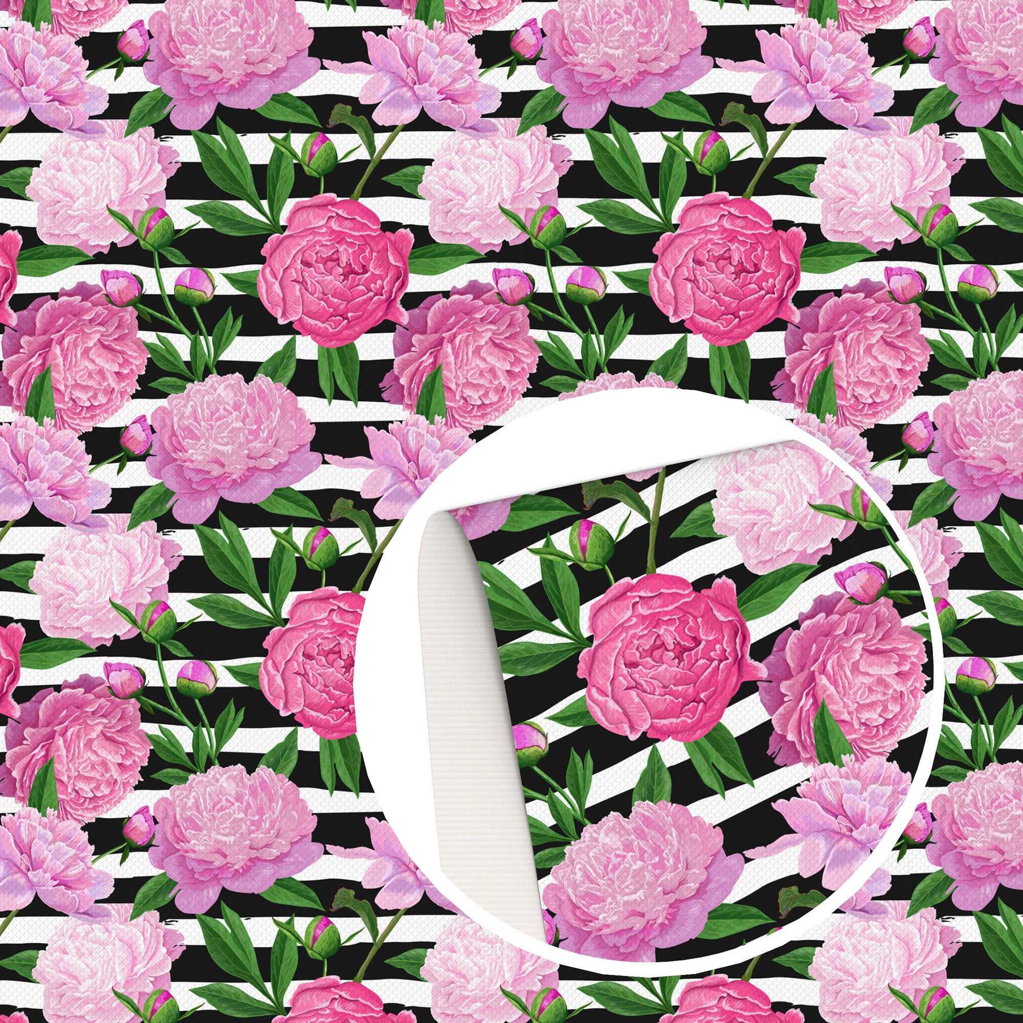Gladde Textuur Faux Kunstleer Vel Bloemenprint Synthetisch Leer Stof Voor Bow Ambachten Diy Handgemaakte Materiaal, 1Yc20883: 1132072028 / Half Yard 50 X120cm