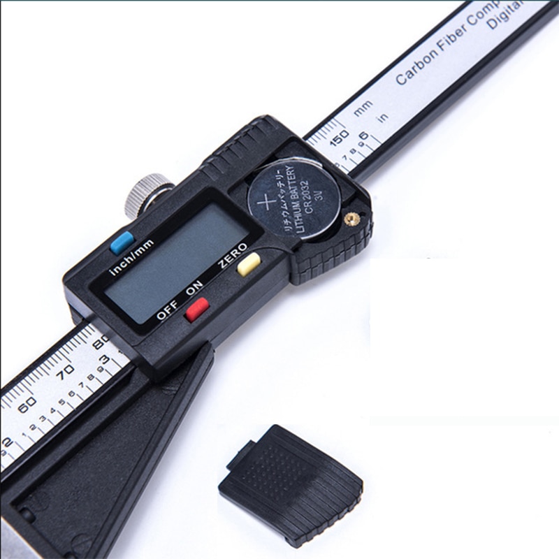 LCDdigital altimeter height scale high precision digital display vernier caliper bottom with magnetic altimeter measurement tool