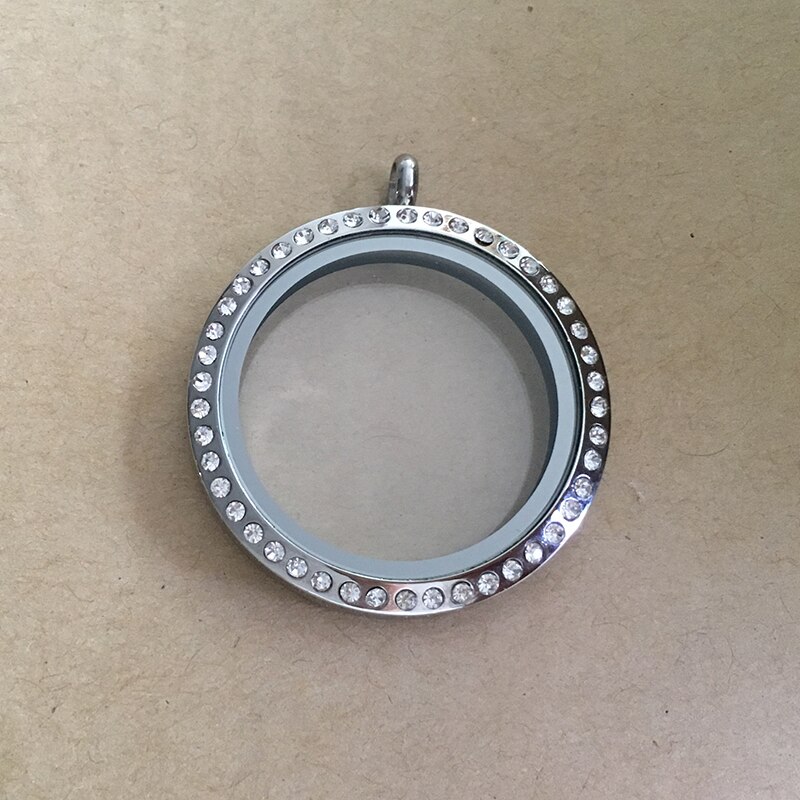 Waterdicht! (20Mm 25Mm 30Mm 38Mm) drijvende Medaillons 316L Rvs Schroef Crystal Living Memory Drijvende Medaillons: 34