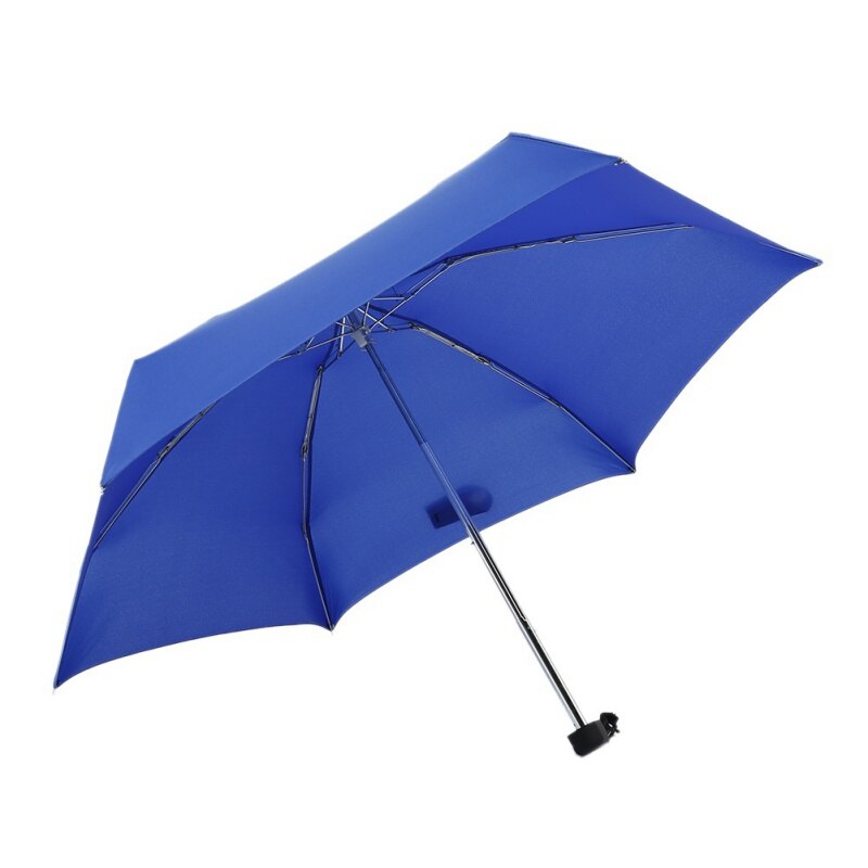 Mini Capsule Pocket Light Umbrella Windproof Folding Umbrellas Travel Compact Rain Umbrella Men: Blue