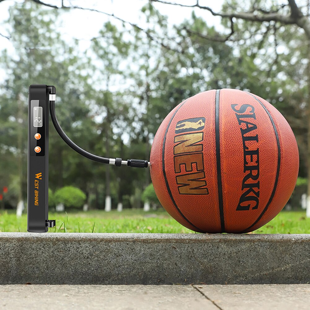 Portable Multi-Function Wireless Bike Tire Air Pump Bicycle Smart Electric Pump Air Compressor Bike Motorcycle Ball Inflate Pump