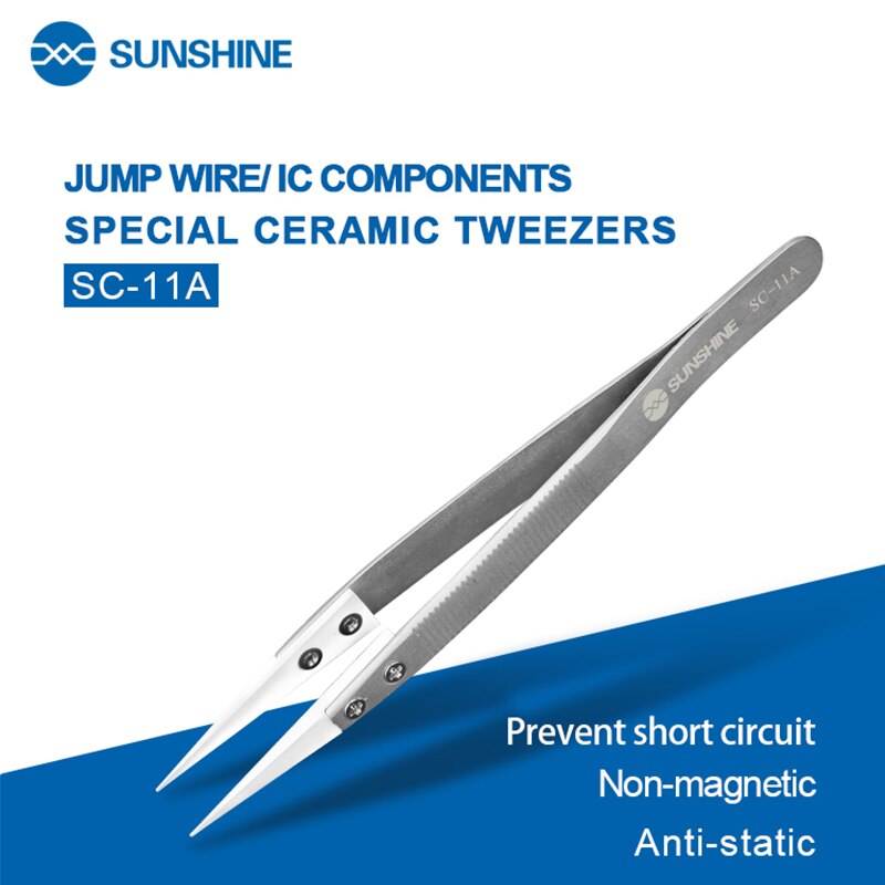 LUZ DO SOL SC-11A Pinças De Cerâmica Chumbo Voador Componentes IC Dedicado Branco