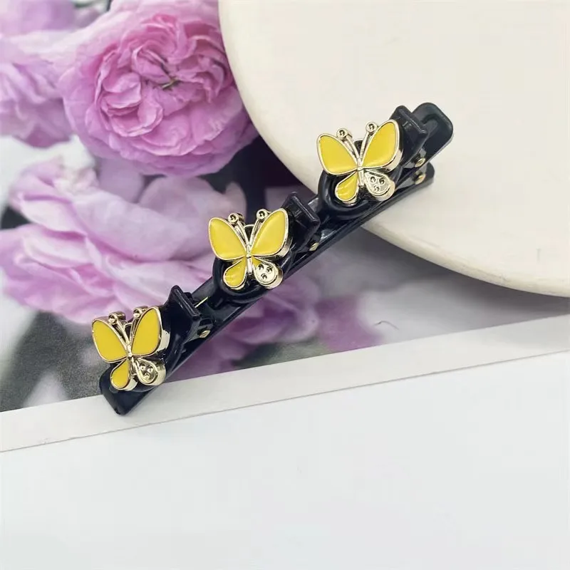 Double Layer Braided Hairpin Hair Hoop Broken Hair Clip Women Hairpin Korean Fixed Headband Hairpin Lazy Hair Accessories: dark green