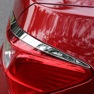 ! auto roestvrijstalen interieur achterlicht cover decoratie auto-onderdelen voor Chevrolet Cruze sedan