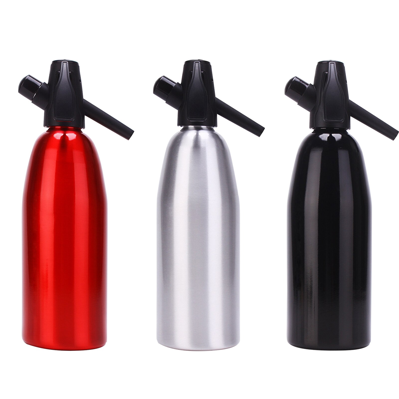 Soda Siphon Gun Bubble 1L Make Sparkling Gas Water Generator Comb Water Dispenser Gin Fizz Cocktails And Wine Spritzers