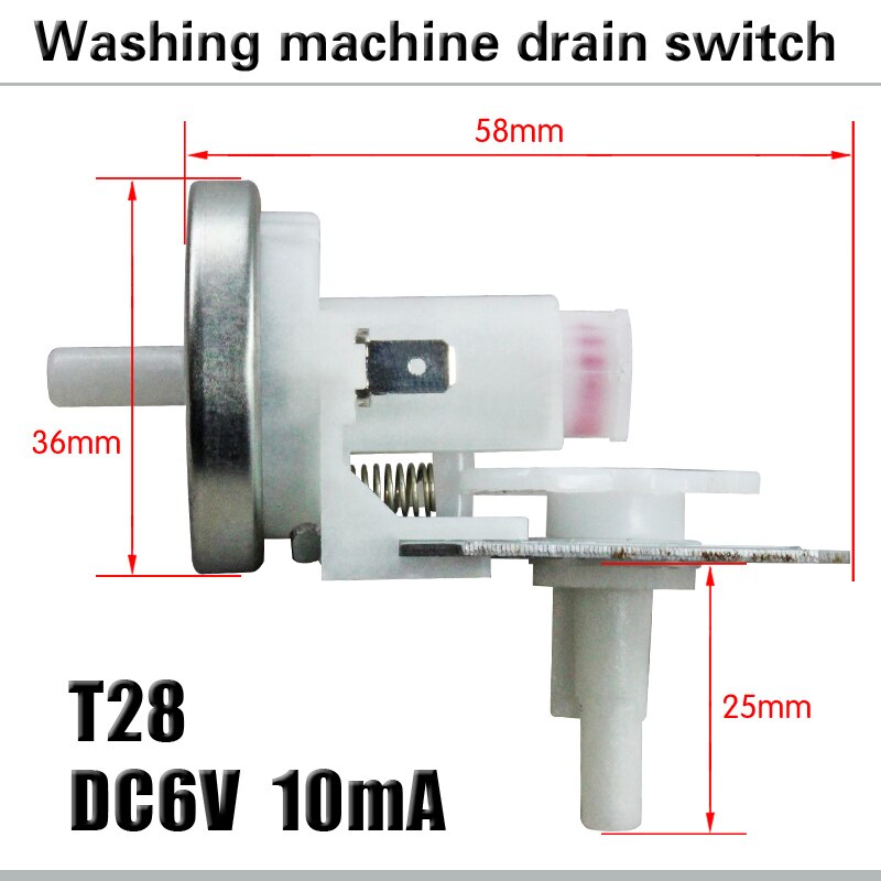 Washing machine water level controller T28 Washing machine water level switch Washing machine water level sensor