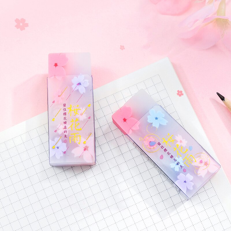 Cute Transparent Eraser Children's Special Cartoon Colorful No Marks No Chips Eraser Kawaii Stationery