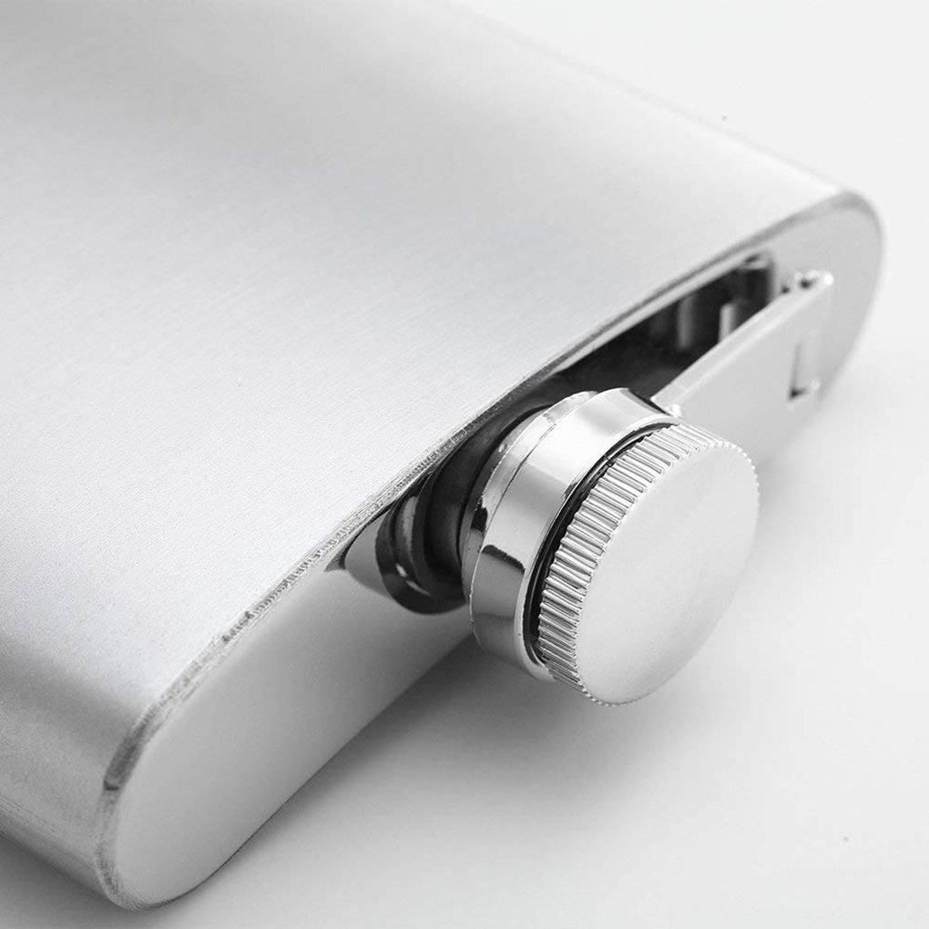 Mini Portable Hip Flask 4 5 6 7 8 9 10 18 oz Stainless Steel Hip Liquor Alcohol Bottle Flask with Cap Funnel