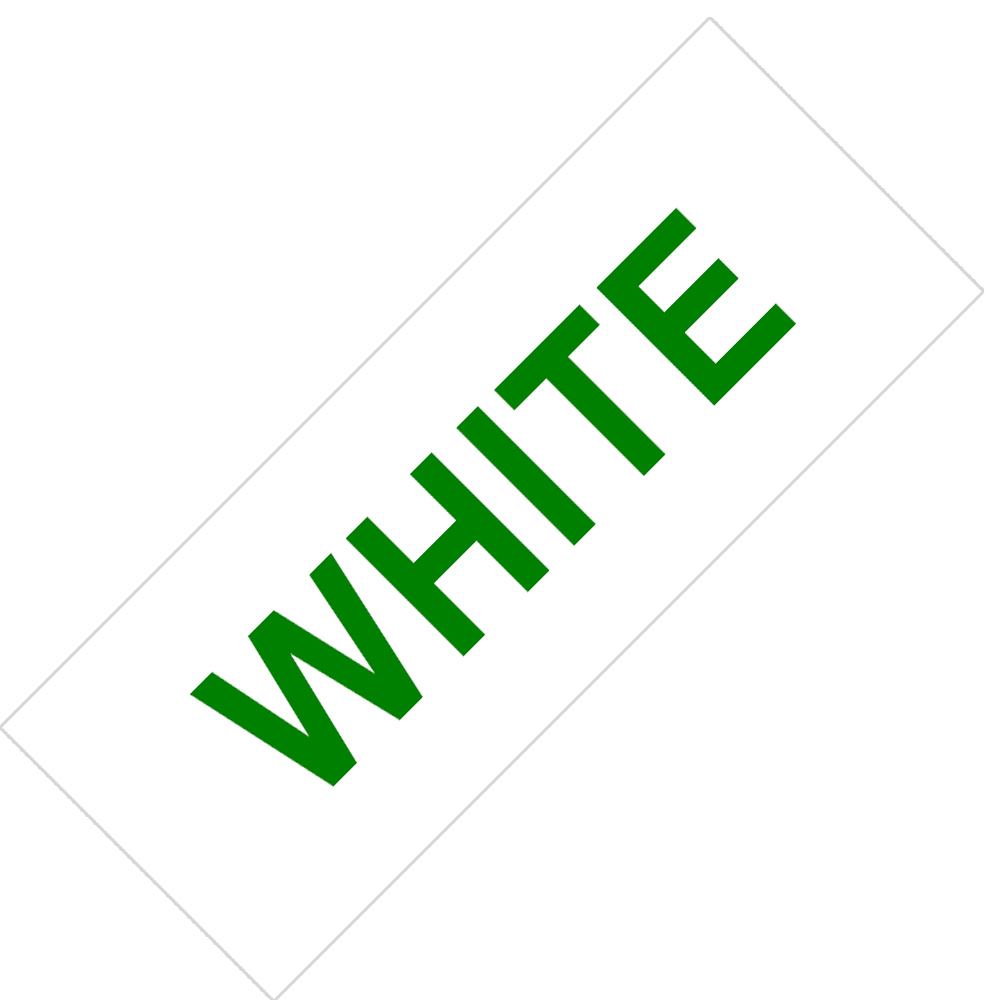 1 Pack Selectable Color Label Tape 12mm*8m XR-12X XR-12WE XR-12RD XR-12BU XR-12YW XR-12GN XR-12GD XR-12SR for Casio Label Maker: White on Green