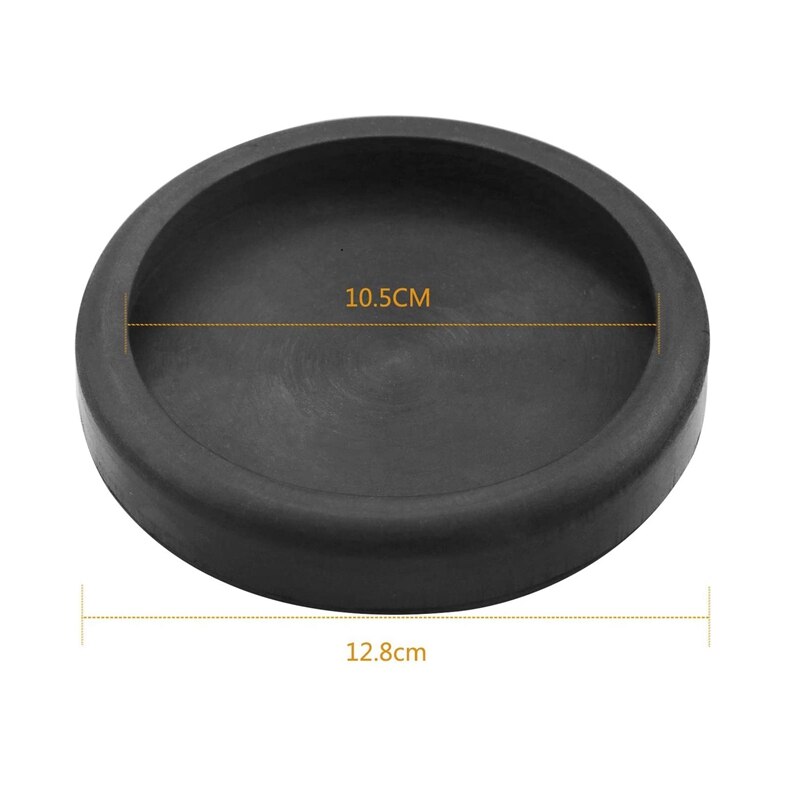 ECSiNG 4 Runde Auto-Lift-Pads 120mm - Gummi Auflagepads Für Hebebühnen Und Wagenheber